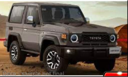 Modelauto Toyota Land Cruiser Base 7 gra 1/24 Maisto
