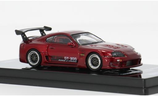 Modelauto Toyota Supra Base A80 rood 1993 1/64 INNO64
