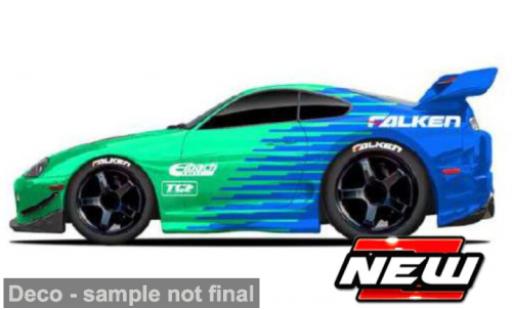 Modelauto Toyota Supra Base (MK IV) groen/blauw 1995 1/64 Maisto