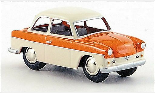 Trabant P50 Base 1/87 Bub lachs/creme modelauto