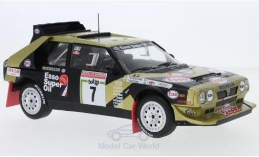 Modelauto Lancia Delta S4 No.7 Esso Rally WM Rally Sanremo 1986 F.Tabaton/L.Tedeschini 1/18 Triple 9 Collection