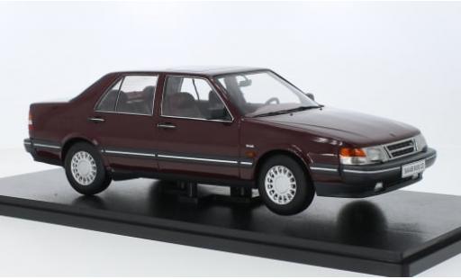 Modelauto Saab 9000 CD Turbo rood 1990 1/18 Triple 9 Collection