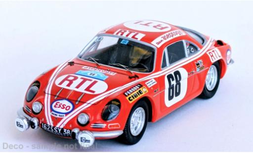 Modelauto Alpine A110 rallye Renault Herault Rally 1972 #68 1/43 Trofeu