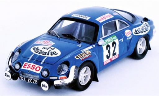 Modelauto Alpine A110 rallye Renault No.32 Rally WM Rally Portugal 1975 P.Wambergue/Y.Breton 1/43 Trofeu