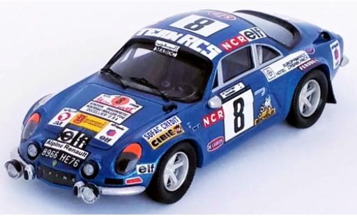 Modelauto Alpine A110 rallye Renault No.8 Rally Marokko 1974 Le Tahitien/G.de Warren 1/43 Trofeu