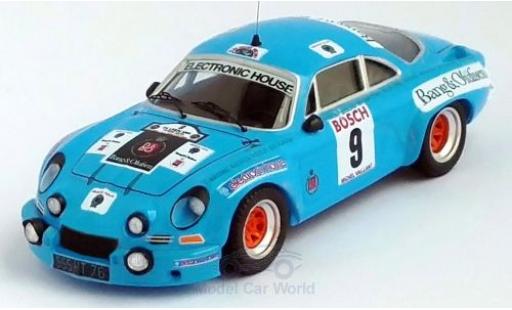 Modelauto Alpine A110 rallye Renault No.9 Rally Ypres 1975 M.Nusbaumer/Jimmy 1/43 Trofeu