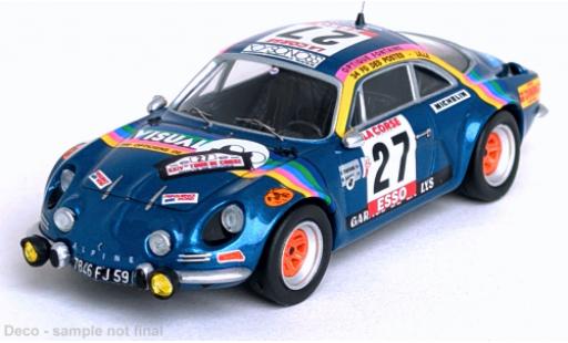 Modelauto Alpine A110 rallye Renault Tour de Corse 1980 #27 1/43 Trofeu