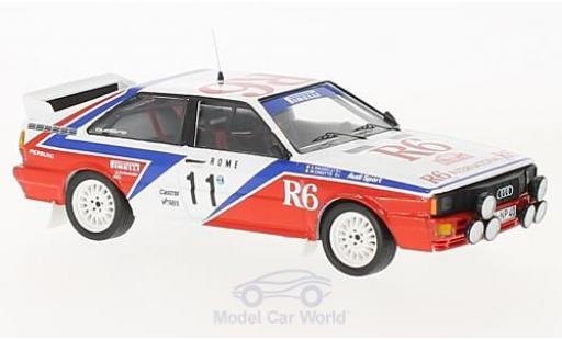 Modelauto Audi Quattro rallye No.11 Rally WM Rally Monte Carlo 1982 M.Cinotto/E.Radaelli 1/43 Trofeu