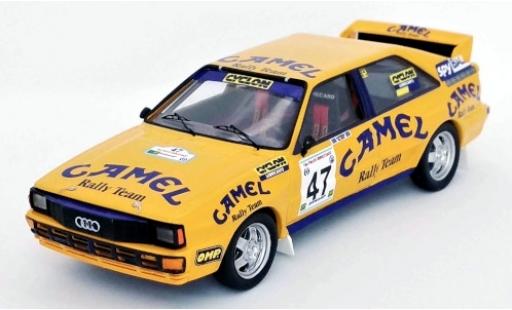 Modelauto Audi Quattro rallye No.47 Camel Rally Team Camel Fthiotidas Rally 1990 Iaveris/El-Em 1/43 Trofeu