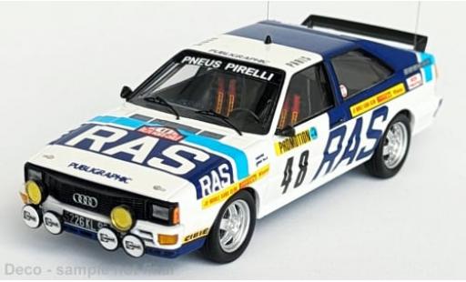 Modelauto Audi Quattro rallye No.48 Rally WM Rally Monte Carlo 1983 1/43 Trofeu