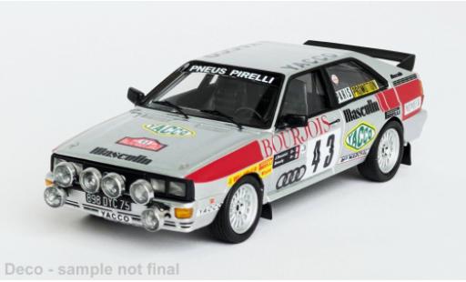 Modelauto Audi Quattro rallye Rally Monte Carlo 1982 #43 1/43 Trofeu