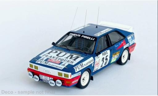 Modelauto Audi Quattro rallye Rally Monte Carlo 1985 #25 1/43 Trofeu
