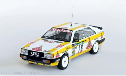 Modelauto Audi Quattro rallye Rally Portugal 1987 #18 1/43 Trofeu