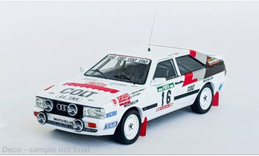 Modelauto Audi Quattro rallye Rally Portugal 1988 #16 1/43 Trofeu