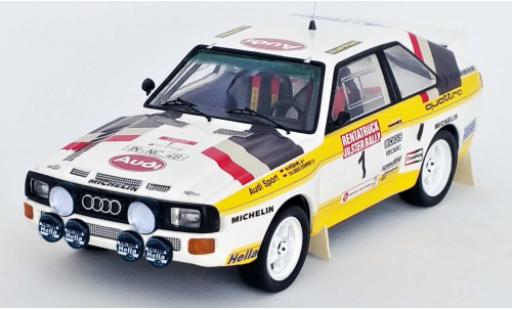 Modelauto Audi Sport Quattro rallye No.1 Rally Ulster 1984 W.R&Atilde;&para;hrl/C.Geistd&Atilde;&para;rfer 1/43 Trofeu