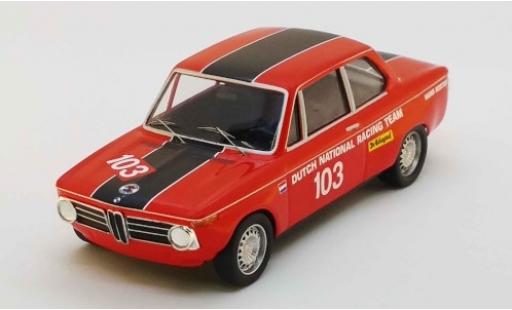 Modelauto Bmw 2002 course No.103 Zandvoort 1969 H.Koster 1/43 Trofeu