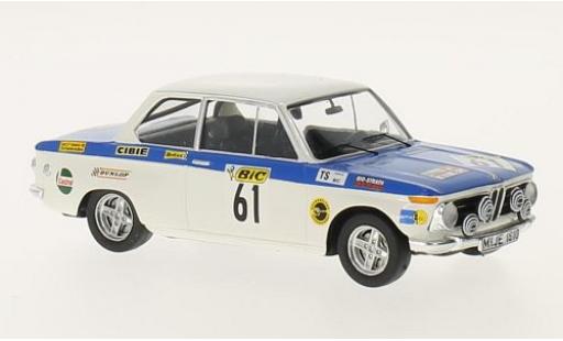 Modelauto Bmw 2002 course No.61 Tour Auto 1971 T.Fall/M.Wood 1/43 Trofeu