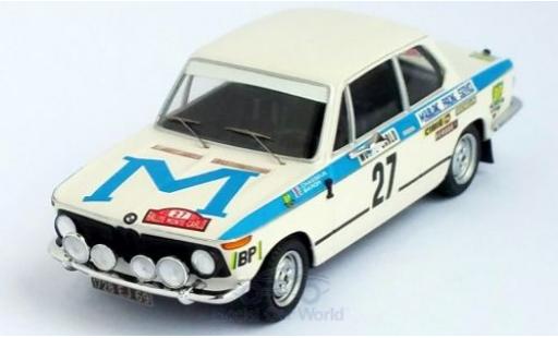 Modelauto Bmw 2002 ti No.27 Rally WM Rally Monte Carlo 1973 G.Chasseuil/C.Baron 1/43 Trofeu