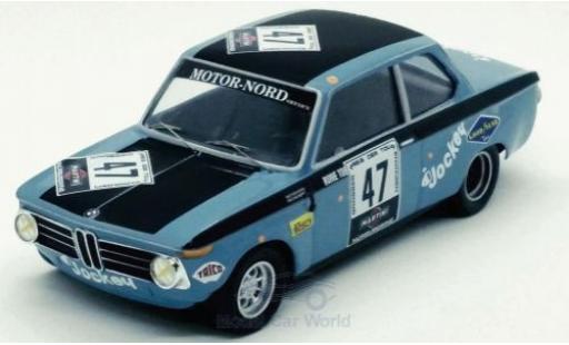 Modelauto Bmw 2002 ti No.47 N&Atilde;&frac14;rburgring 1971 R.Tobiasson/A.Persson 1/43 Trofeu