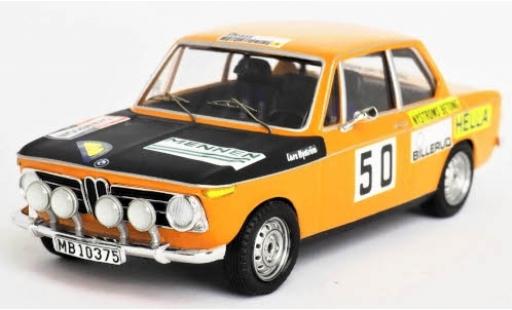 Modelauto Bmw 2002 ti No.50 Rally WM Rally Zweden L.Nystr&Atilde;&para;m/C.Nystr&Atilde;&para;m 1/43 Trofeu