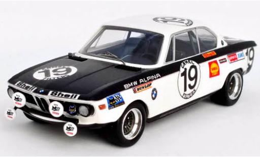 Modelauto Bmw 2800 CS (E9) No.19 Alpina 24h Spa Francorchamps 1971 R.Mathay/J.Xhenceval 1/43 Trofeu