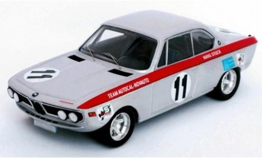 Modelauto Bmw 2800 CS No.11 Autocal-Novauto 6h Nova Lisboa 1971 M.A.Cabral/H.stuk 1/43 Trofeu