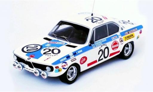 Modelauto Bmw 2800 CS No.20 24h Spa 1971 K-H.Eisenschenk/H-G.Stoffel 1/43 Trofeu