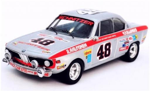 Modelauto Bmw 2800 CS No.48 Team Schnitzer-Motul 24h Spa Francorchamps 1971 R.Aaltonen/H.Kelleners 1/43 Trofeu
