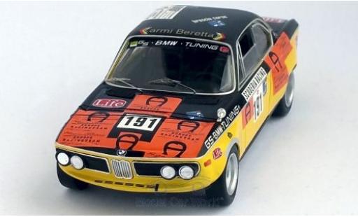 Modelauto Bmw 3.0 CS No.191 Targa Florio 1973 R.Maritni/A.Federico 1/43 Trofeu