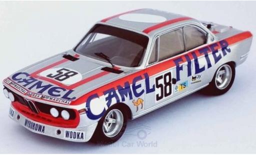 Modelauto Bmw 3.0 CSL No.58 Camel 24h Le Mans 1973 W.Brun/C.Kocher/J.-P.Aeschlimann 1/43 Trofeu