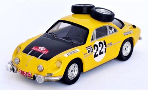 Modelauto Alpine A110 rallye Bulgaralpine No.221 Rally Monte Carlo 1969 I.Chubrikov/K.Chubrikov 1/43 Trofeu