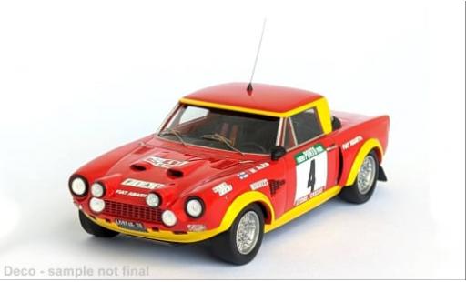 Modelauto Fiat 124 Abarth Rally No.4 Rally WM Rally Portugal 1975 1/43 Trofeu