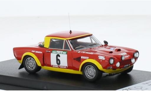 Modelauto Fiat 124 Abarth Rally No.6 Rally WM Rally Portugal 1975 1/43 Trofeu