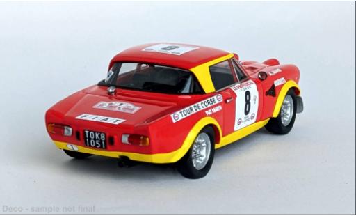 Modelauto Fiat 124 Abarth Tour de Corse 1974 #8 1/43 Trofeu