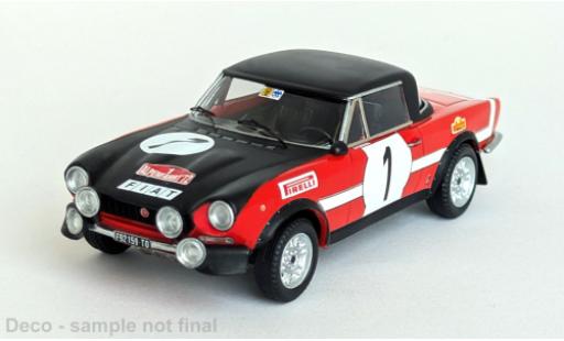 Modelauto Fiat 124 Sport Spider Alpenfahrt 1972 #1 1/43 Trofeu