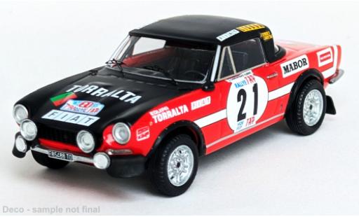 Modelauto Fiat 124 Sport Spider 1600 Rally Tap 1973 #21 1/43 Trofeu