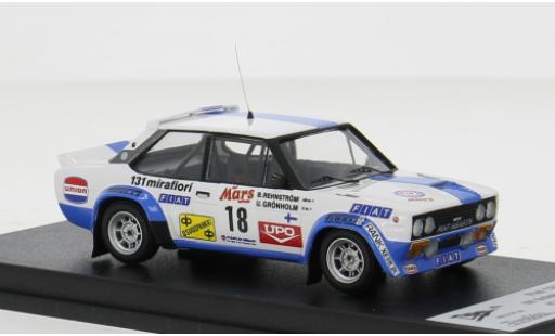 Modelauto Fiat 131 Abarth 1000 Lakes Rally 1979 #18 1/43 Trofeu