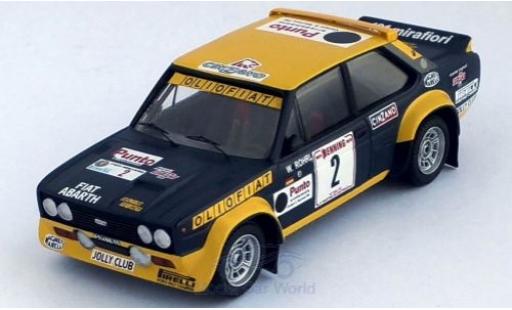 Modelauto Fiat 131 Abarth No.2 Olio Rally San Martino di Castrozza 1977 W.R&Atilde;&para;hrl/C.Geistd&Atilde;&para;rfer 1/43 Trofeu