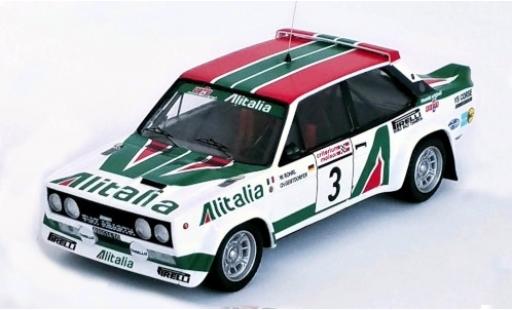 Modelauto Fiat 131 Abarth No.3 Alitalia Rally WM Criterium Molson du Quebec 1978 W.R&Atilde;&para;hrl/C.Geistd&Atilde;&para;rfer 1/43 Trofeu
