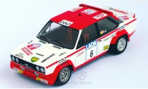 Modelauto Fiat 131 Abarth No.6 Colt Rally WM 1000 Lakes Rally 1977 T.Makinen/H.Liddon 1/43 Trofeu