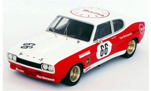 Modelauto Ford Capri RS 2600 MK I No.66 Bulova Team Paul Neerpasch Bulova DRM 500 Km N&Atilde;&frac14;rburgring 1972 B.Waldegaard 1/43 Trofeu