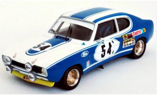 Modelauto Ford Capri RS 2600 MkI No.54 Motor Company Duitsland 24h Le Mans 1972 G.Birrell/C.Bourgoignie 1/43 Trofeu