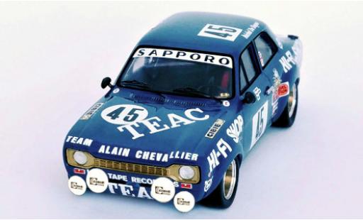 Modelauto Ford Escort MK1 MK I No.45 Teac 24h Spa 1975 D.Brillat/M.Noe 1/43 Trofeu