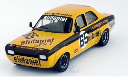 Modelauto Ford Escort MK1 MK I No.65 Vila do Conde 1977 D.Vidal 1/43 Trofeu