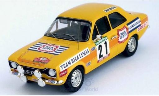 Modelauto Ford Escort RS 2000 MK I No.21 Team Rica Lewis Rally WM Rally Portugal 1976 G.Salvi/P.de Almeida 1/43 Trofeu