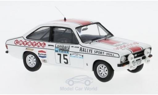 Modelauto Ford Escort Rally MK II 1600 RHD No.75 Crystal WM RAC 1977 M.Jackson/S.Howard 1/43 Trofeu