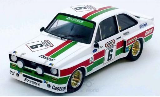 Modelauto Ford Escort Rally MK II No.6 Zakspeed Castrol 1000 Km Kyalami 1975 H.Heyer/J.Mass/P.Hennige 1/43 Trofeu