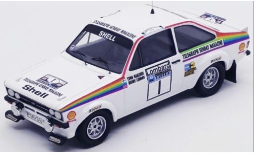 Modelauto Ford Escort RS 1800 MK II No.1 Rally WM RAC Rally 1976 T.Makinen/H.Liddon 1/43 Trofeu