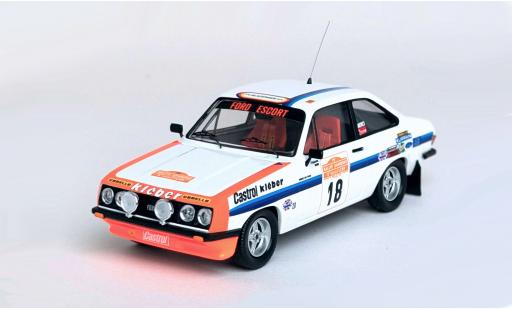 Modelauto Ford Escort RS 2000 MK II Rally San Remo 1977 #18 1/43 Trofeu