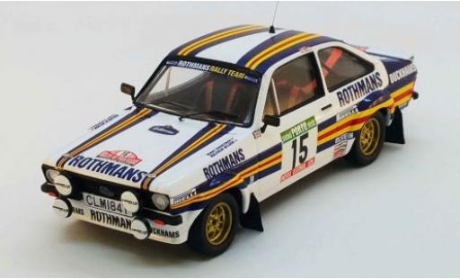 Modelauto Ford Escort RS MK II No.15 Rothmans Rally WM Rally Portugal 1981 M.Wilson/T.Harryman 1/43 Trofeu